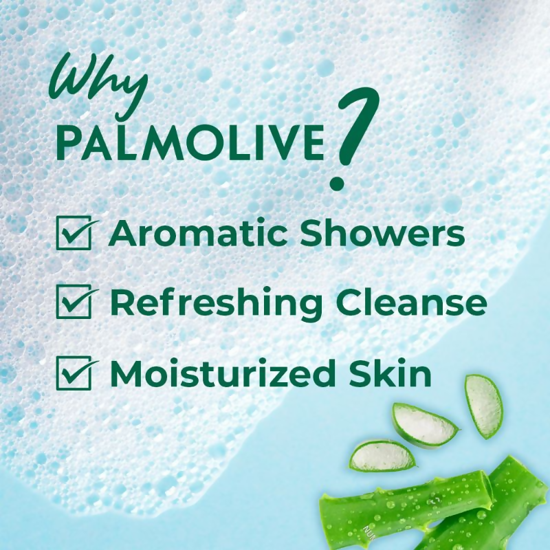 Palmolive Aloevera & Thermal Minerals Feel The Massage, Exfoliating Moisturizing Body Wash