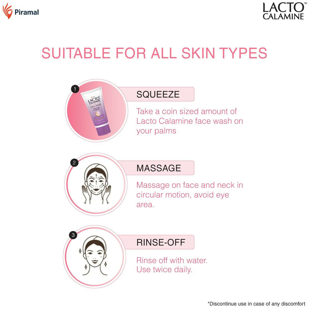 Lacto Calamine Face Wash For Oily Skin