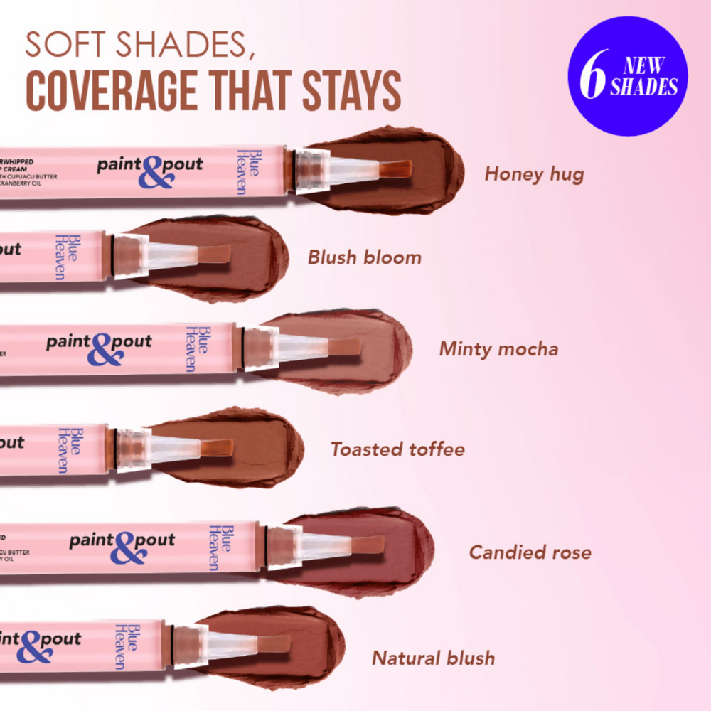 Blue Heaven Paint & Pout Airwhipped Lip Cream - Blush Bloom 11