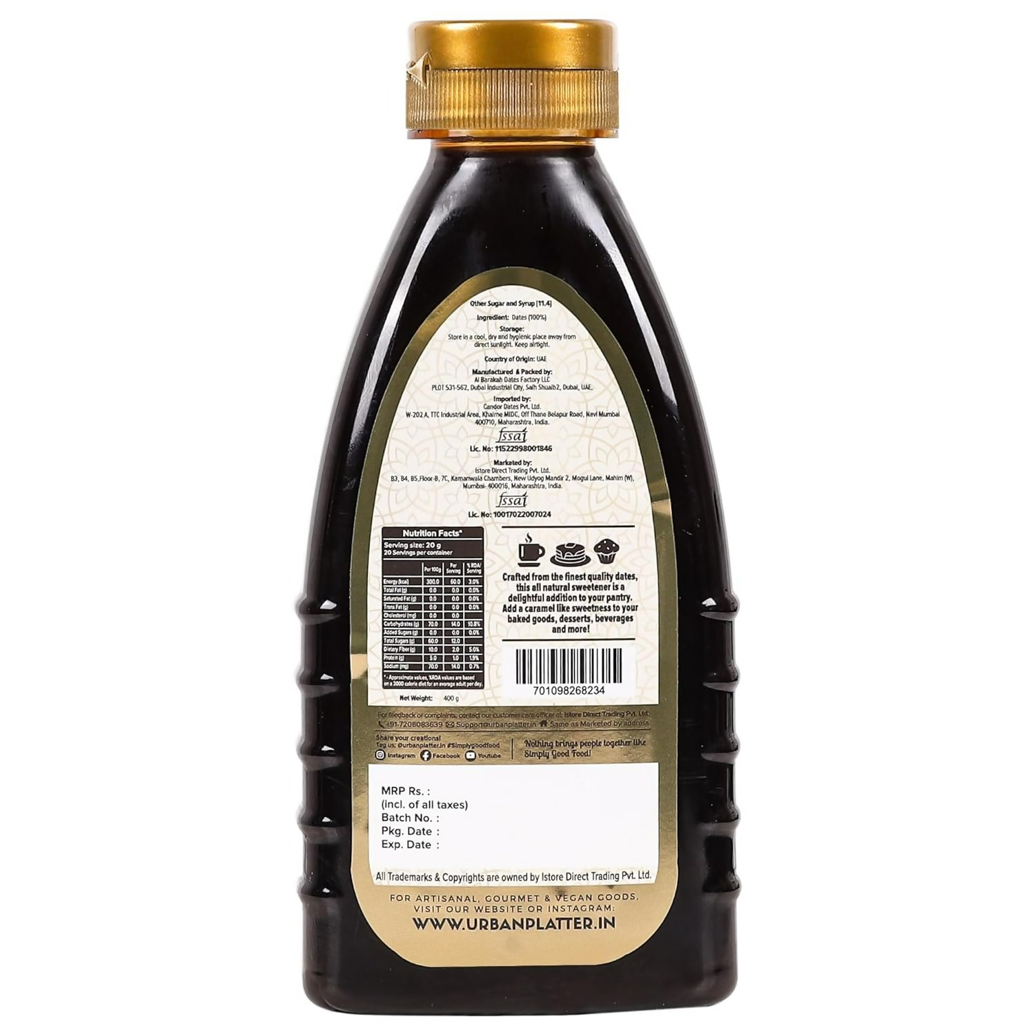 Urban Platter Arabian Date Syrup