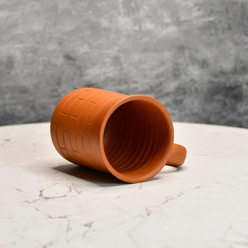Sowpeace Premium Unglazed Terracotta imprinted Drink Mugs
