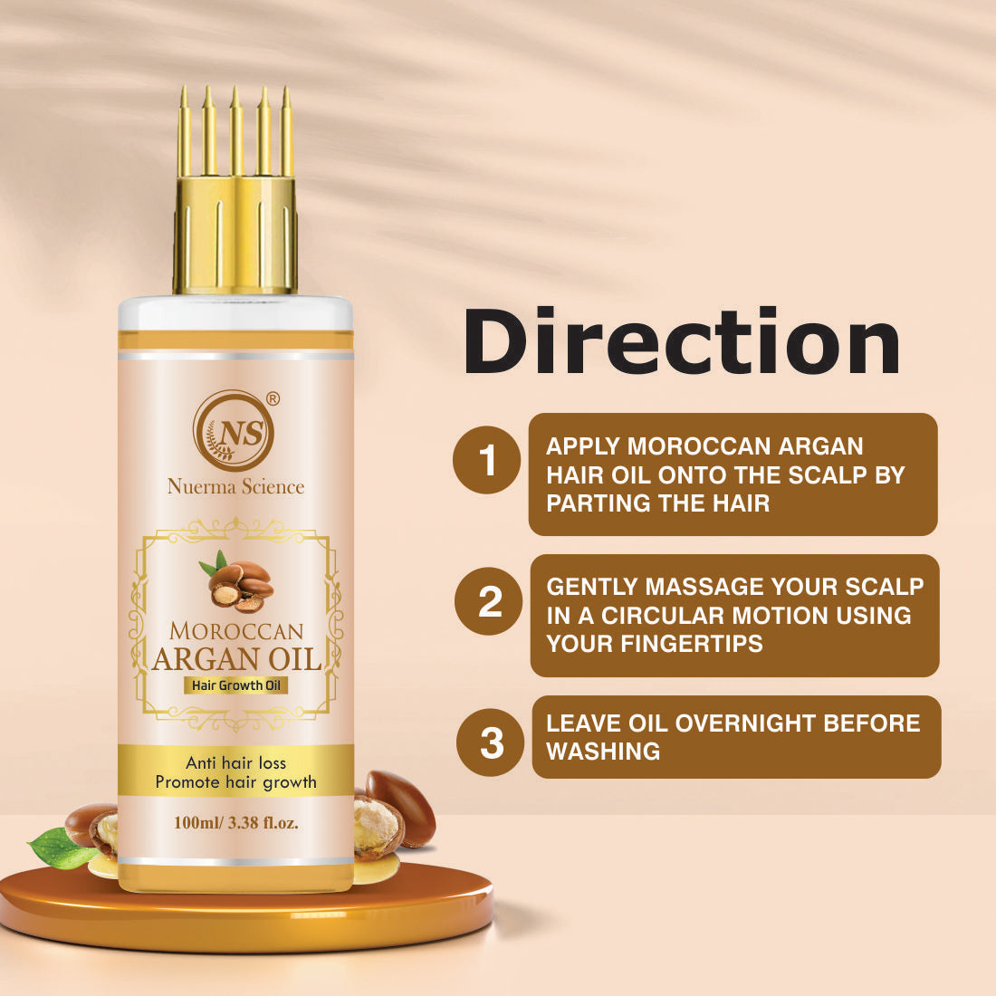 Nuerma Science Moroccan Argan Hair Oil