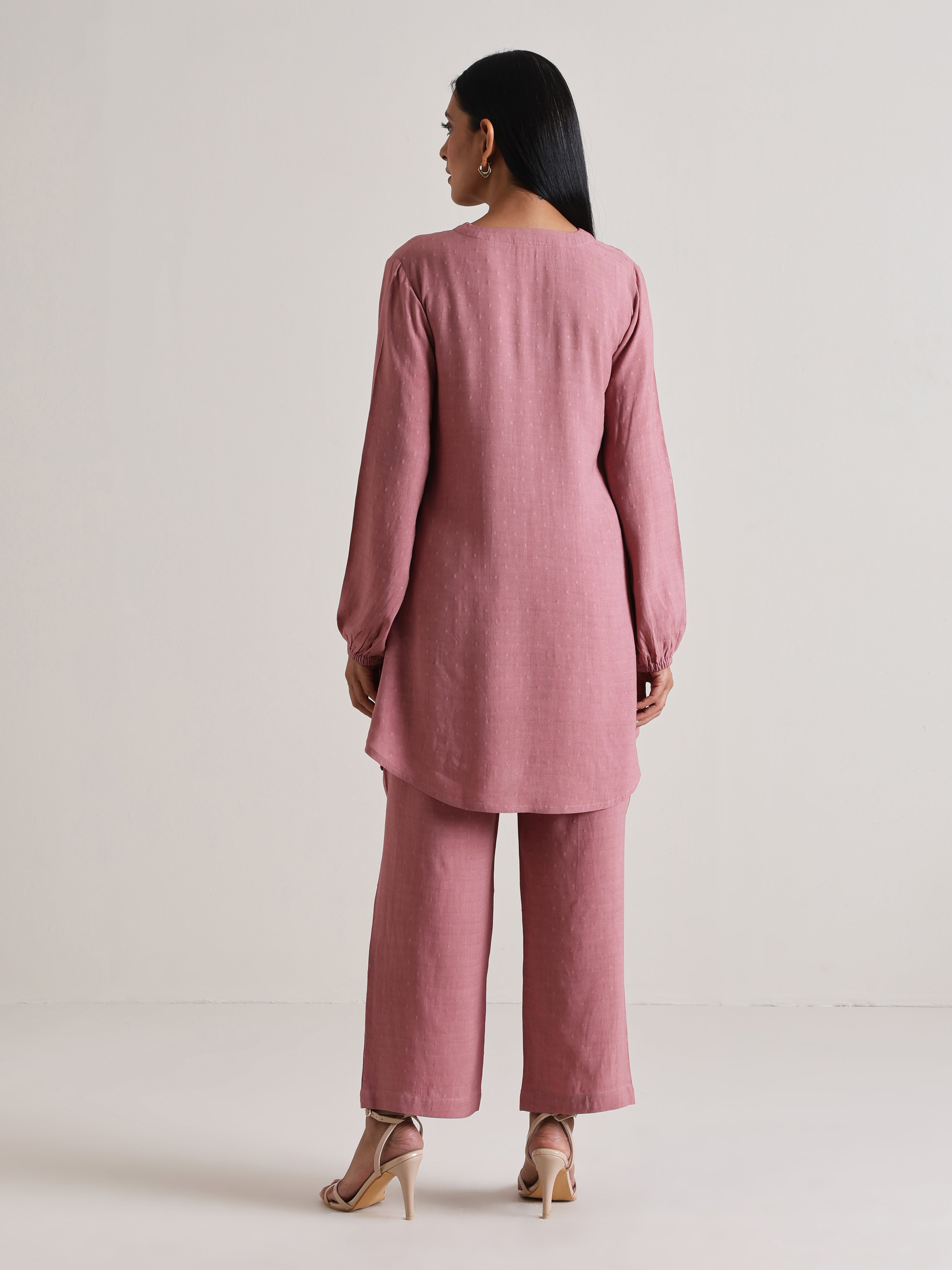 trueBrowns Mauve Short Co-Ord Set