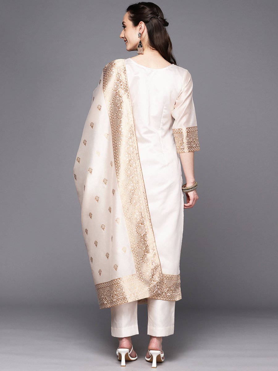 Ahalyaa Woven Design Ethnic Motifs Unstitched Dress Material