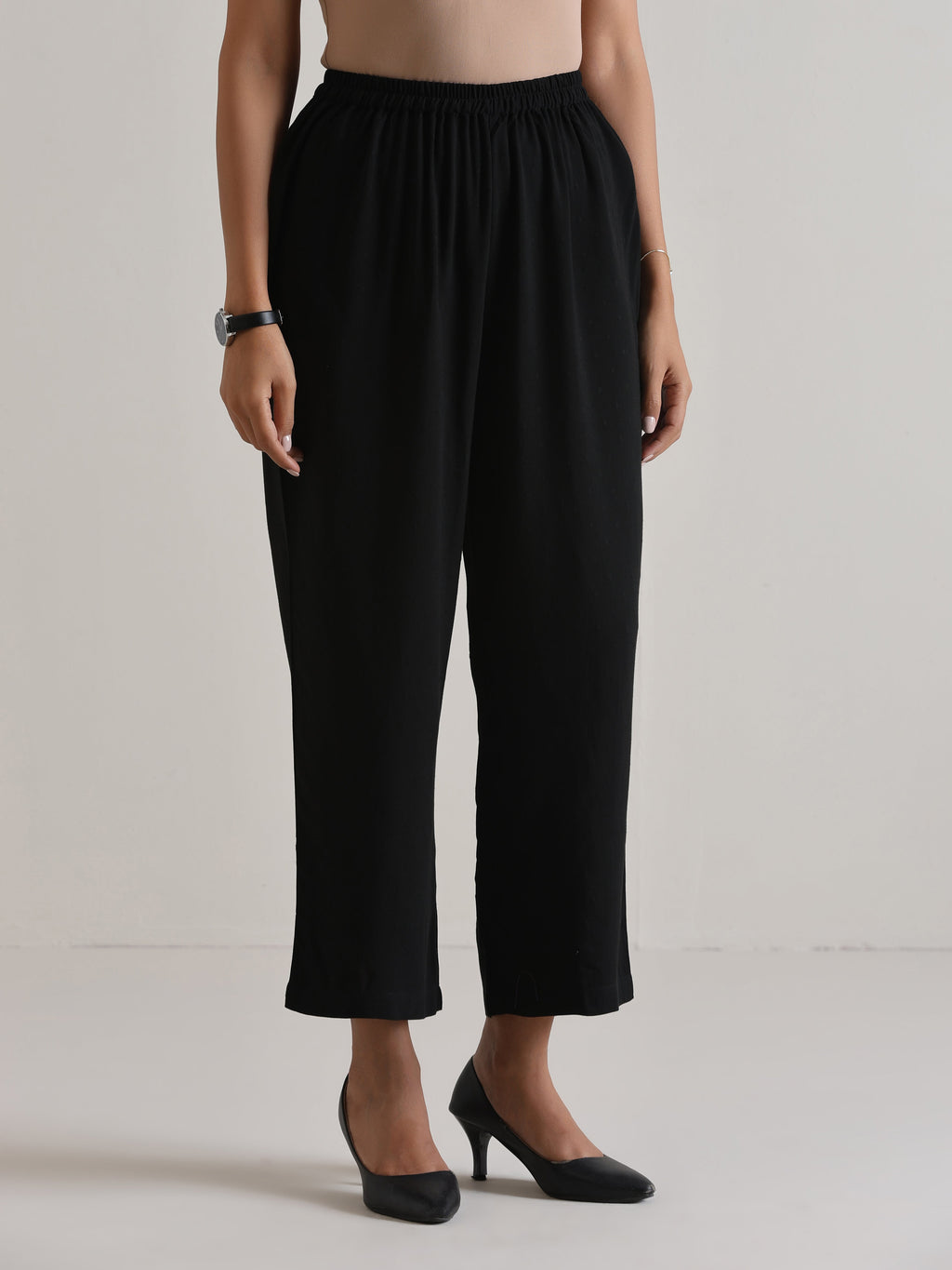 trueBrowns Black Panelled Co-ord Set