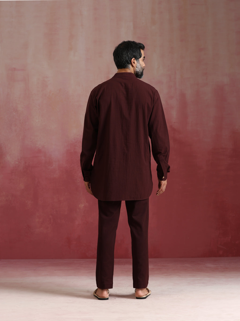 trueBrowns Men's Cola Cotton Mandarin Collar Kurta Co-ord set