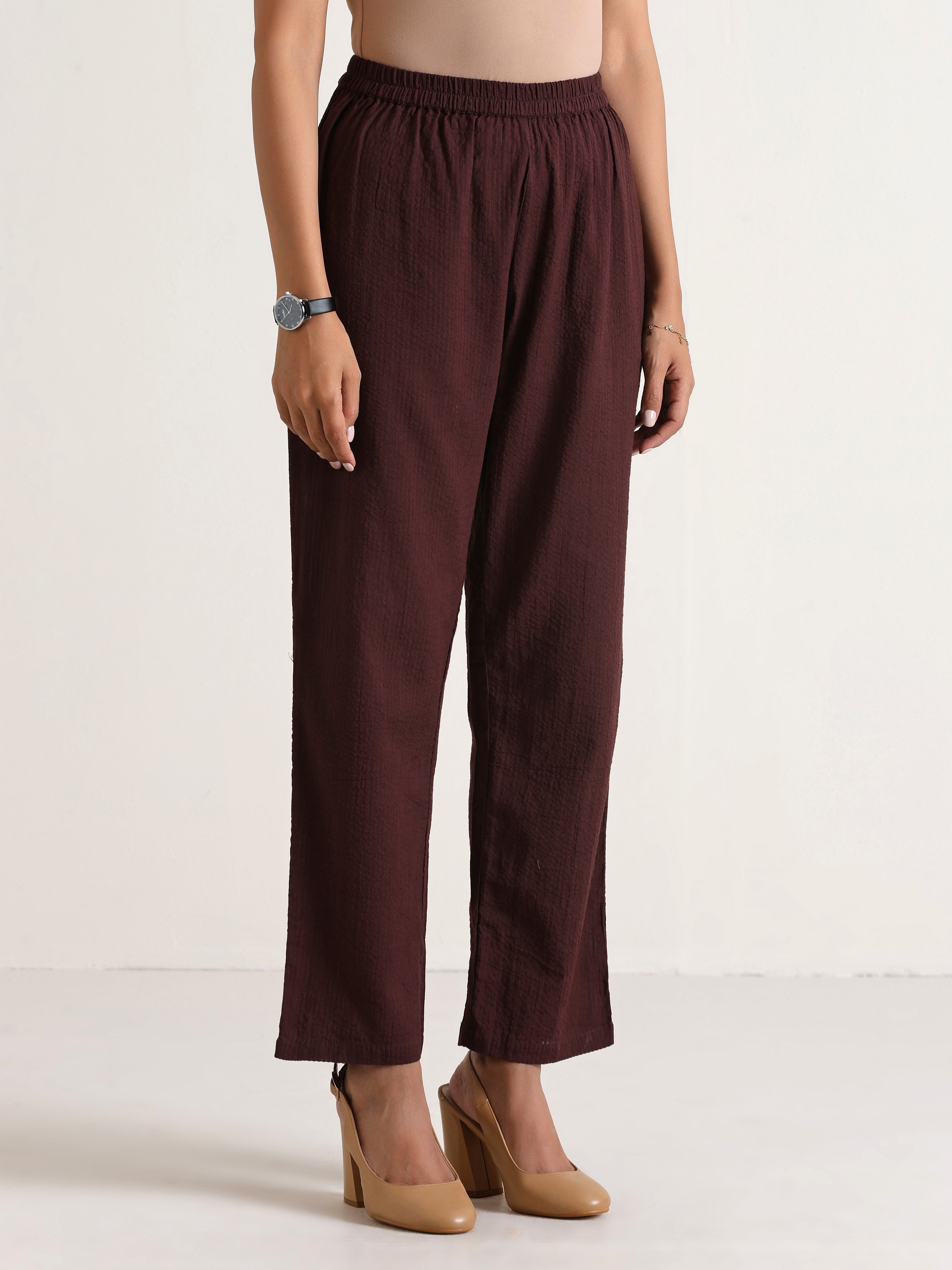trueBrowns Cola Brown Relaxed Fit Co-Ord Set