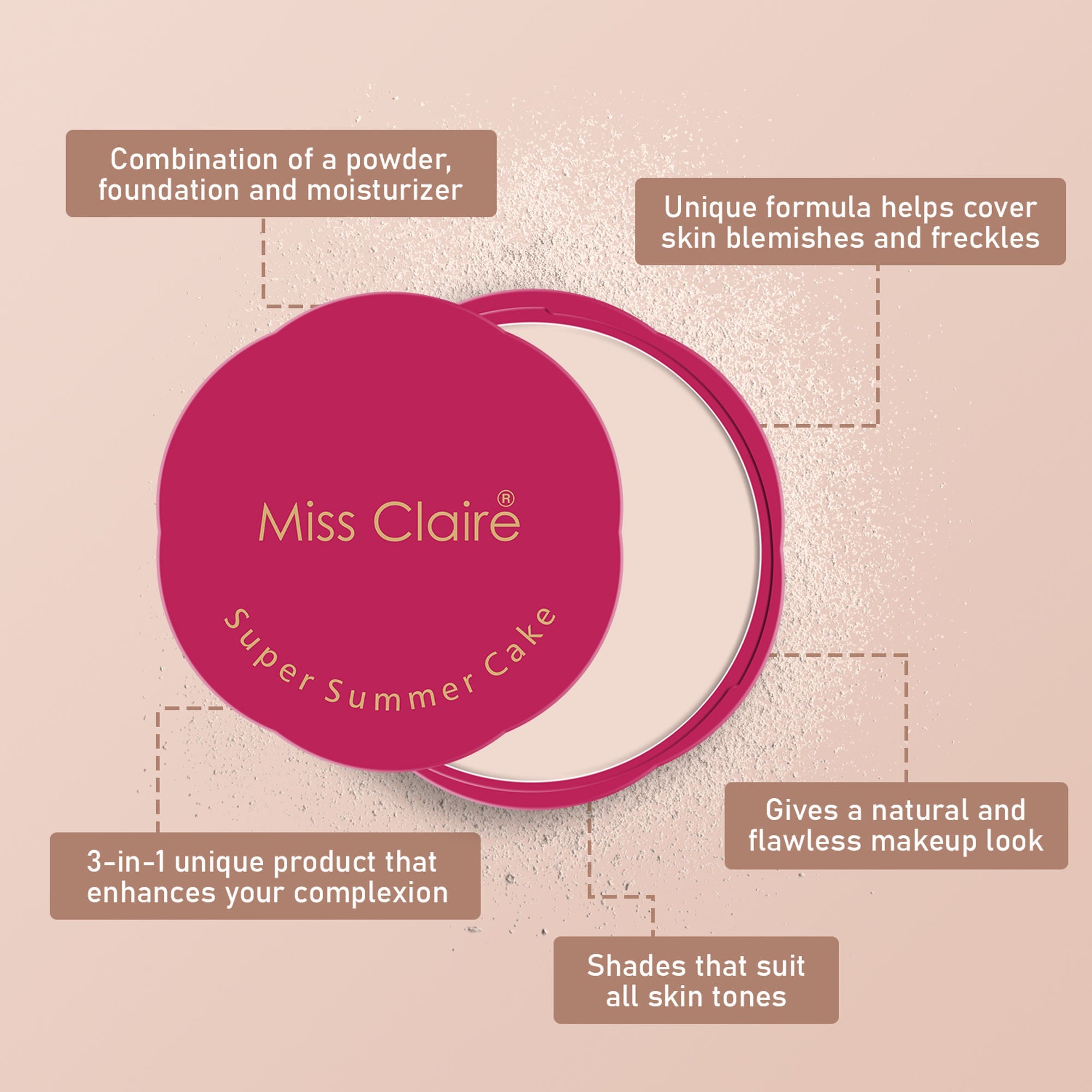Miss Claire Super Summer Cake - Sunset Tan