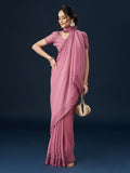 kasee Embroidered Beads and Stones Border Saree