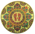 Stickerbazaar Micro Golden Embossing Rangoli Stickers
