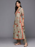 Ahalyaa Women's Traditional wear Kurta Set - Tan