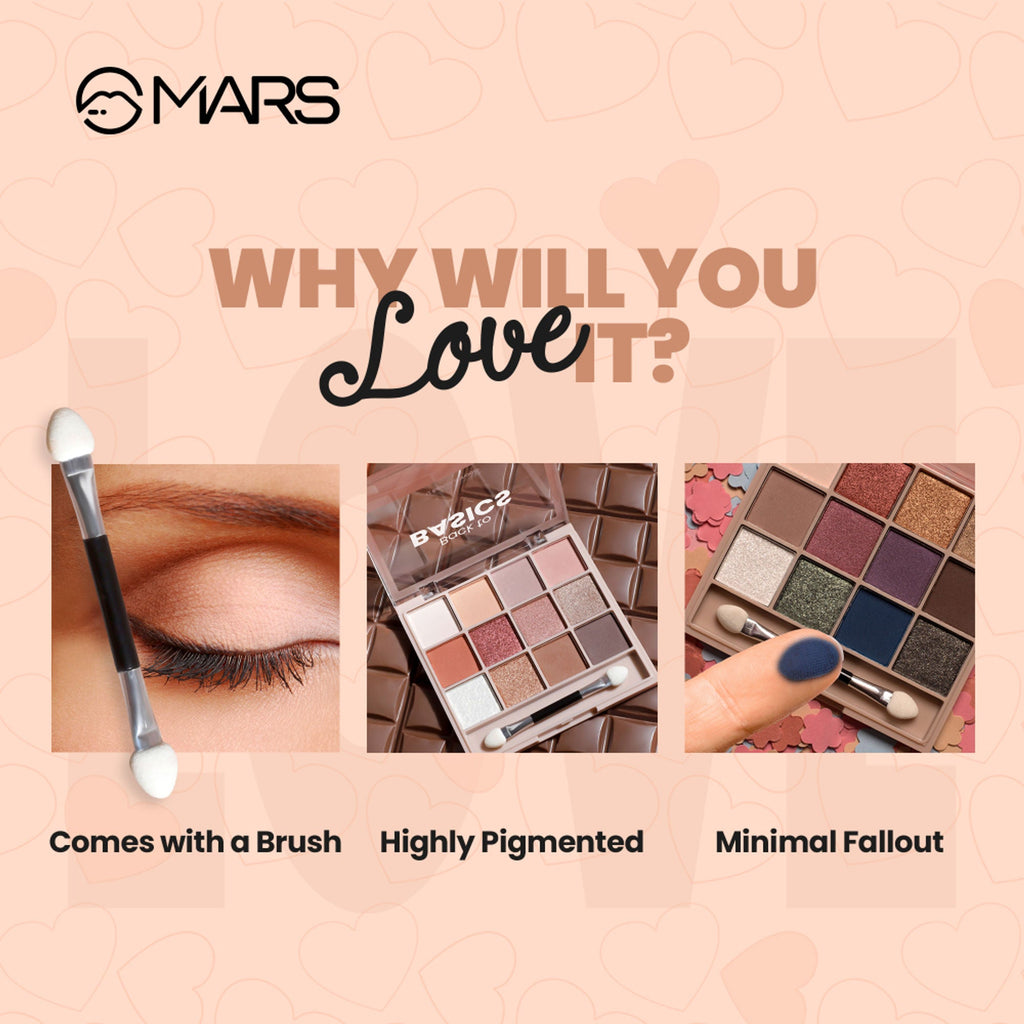 MARS Cosmetics Back To Basics Eyeshadow Palette - 1