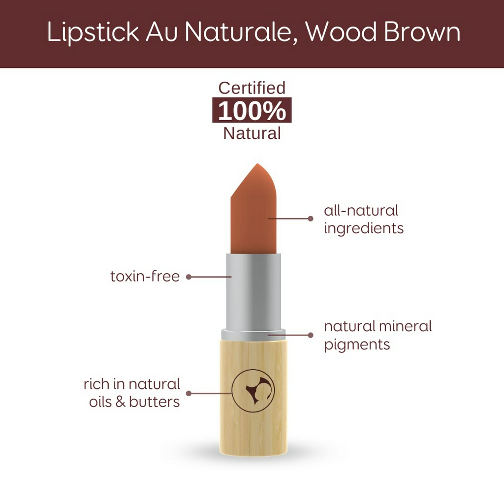 Earthbaby Lipstick Au Naturale 100% Natural Origin ( Wood Brown)