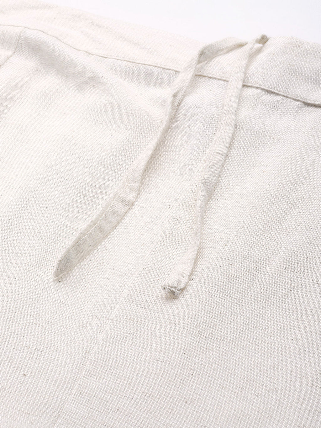 Juniper Women Ivory Rayon Flex Solid Slim Fit Pant/Slim Pant