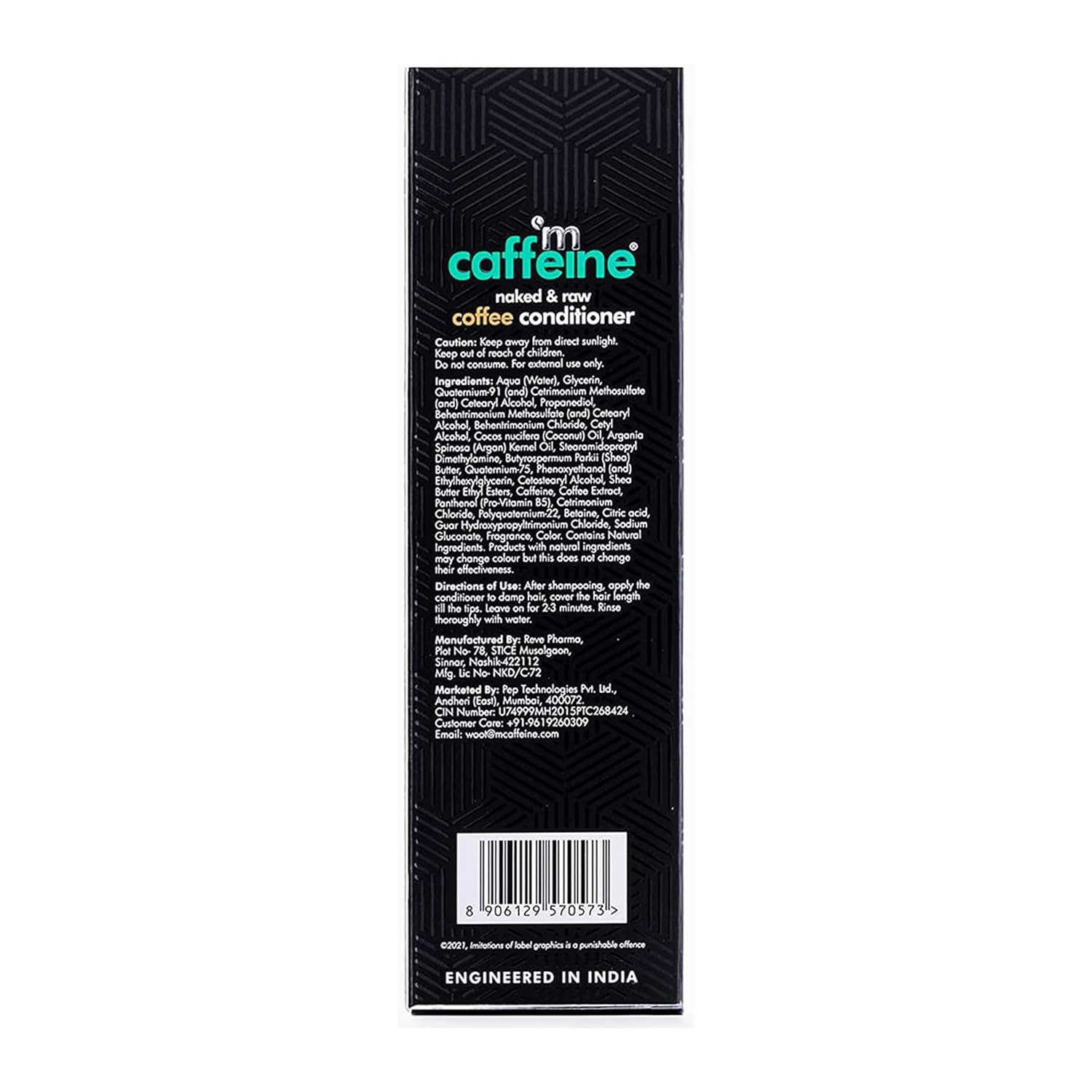 mCaffeine Hair Fall Control Coffee Conditioner