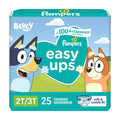 Pampers Easy Ups Training Underwear Boys Size 4 2T3T, 25 Count