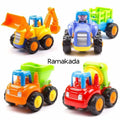 Multi Color - Unbreakable Automobile Car Toys for Kids Set of 4
