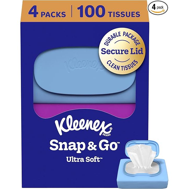 Kleenex Snap & Go Ultra Soft Facial 100 Tissues