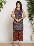 Yufta Cotton Sleeveless Co-Ord Set