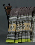 Shades of Grey With Block Print Munga Cotton Saree By Gayathri Reddy Designer Studio