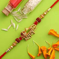 Auspicious Lord Shiv Rakhi & Kaju Roll Box