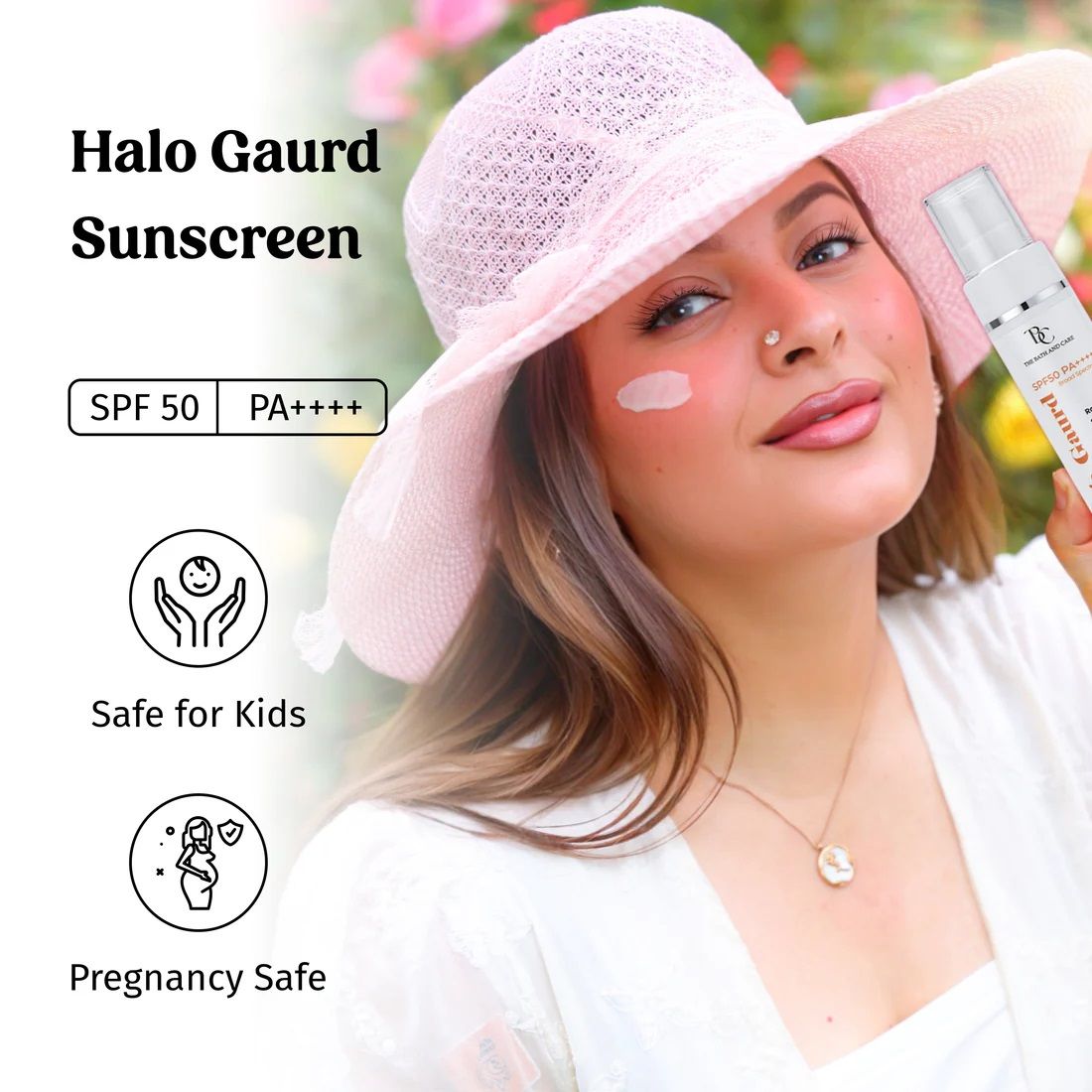 TBC - The Bath and Care Halo Guard Hydrating Sunscreen Broad Spectrum SPF 50 PA++++