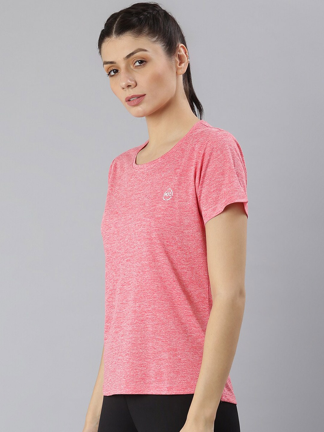 MKH Women Coral Dri-FIT Sports T-shirt