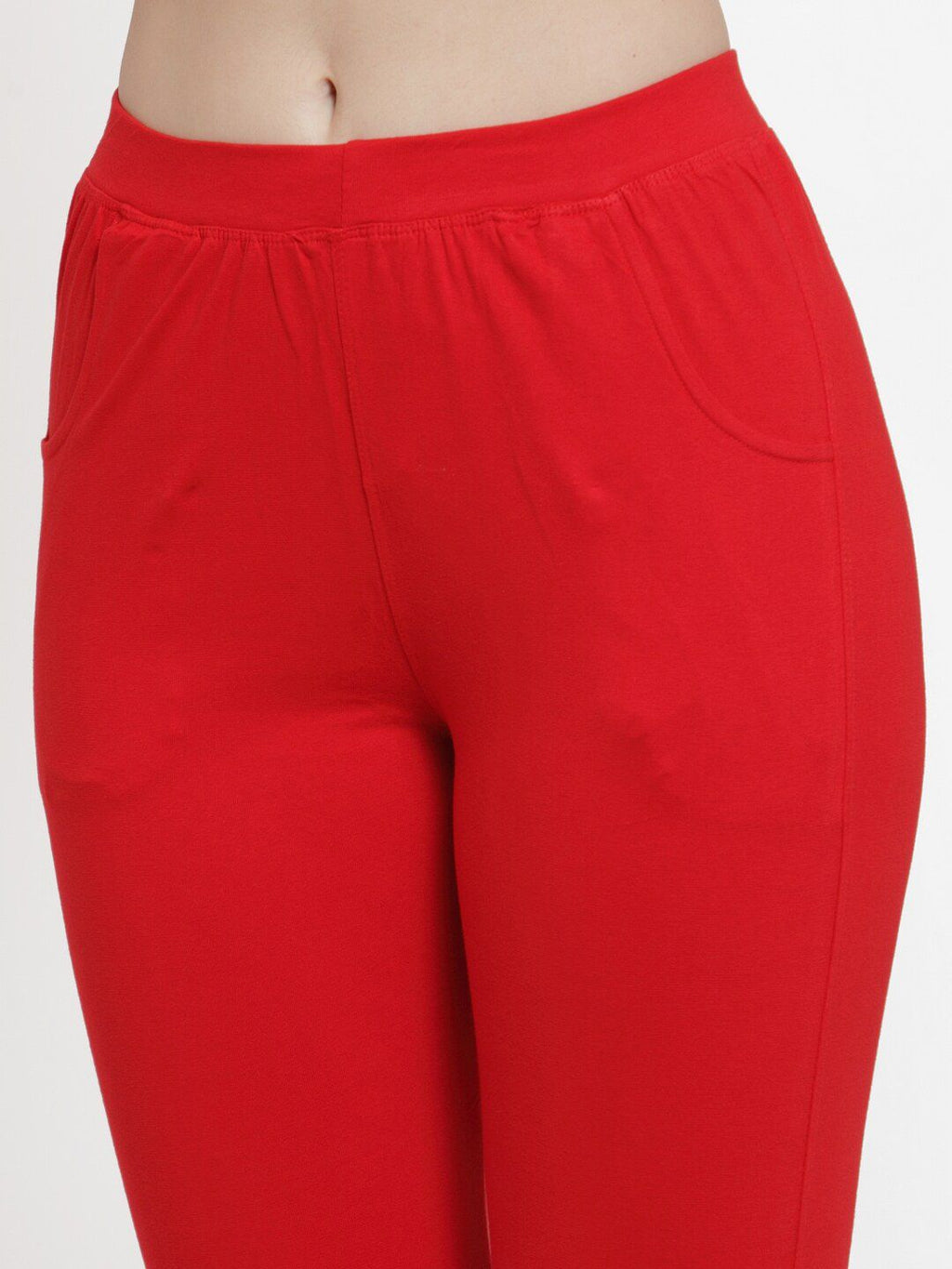 TAG 7 Women Pack Of 2 Solid Straight-Fit Ankle-Length Leggings