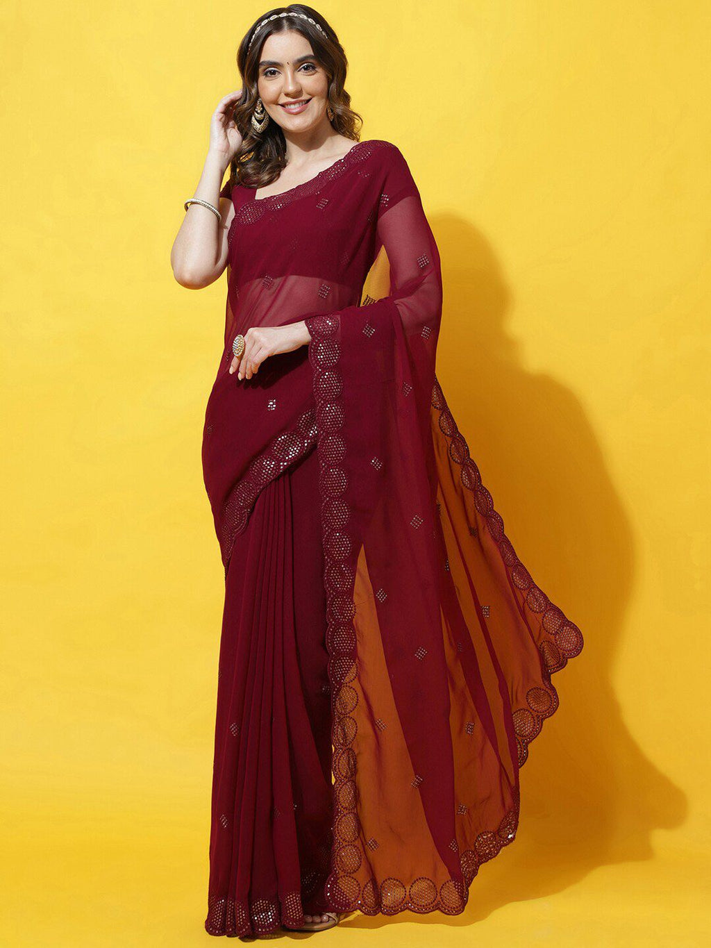 kasee Embellished Sequinned Saree