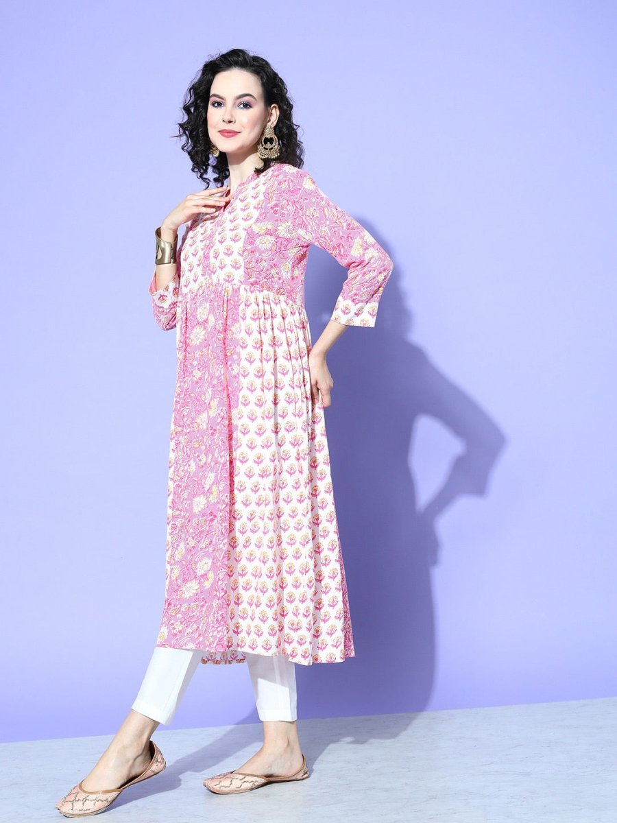 All About You Women Floral Printed Kurta