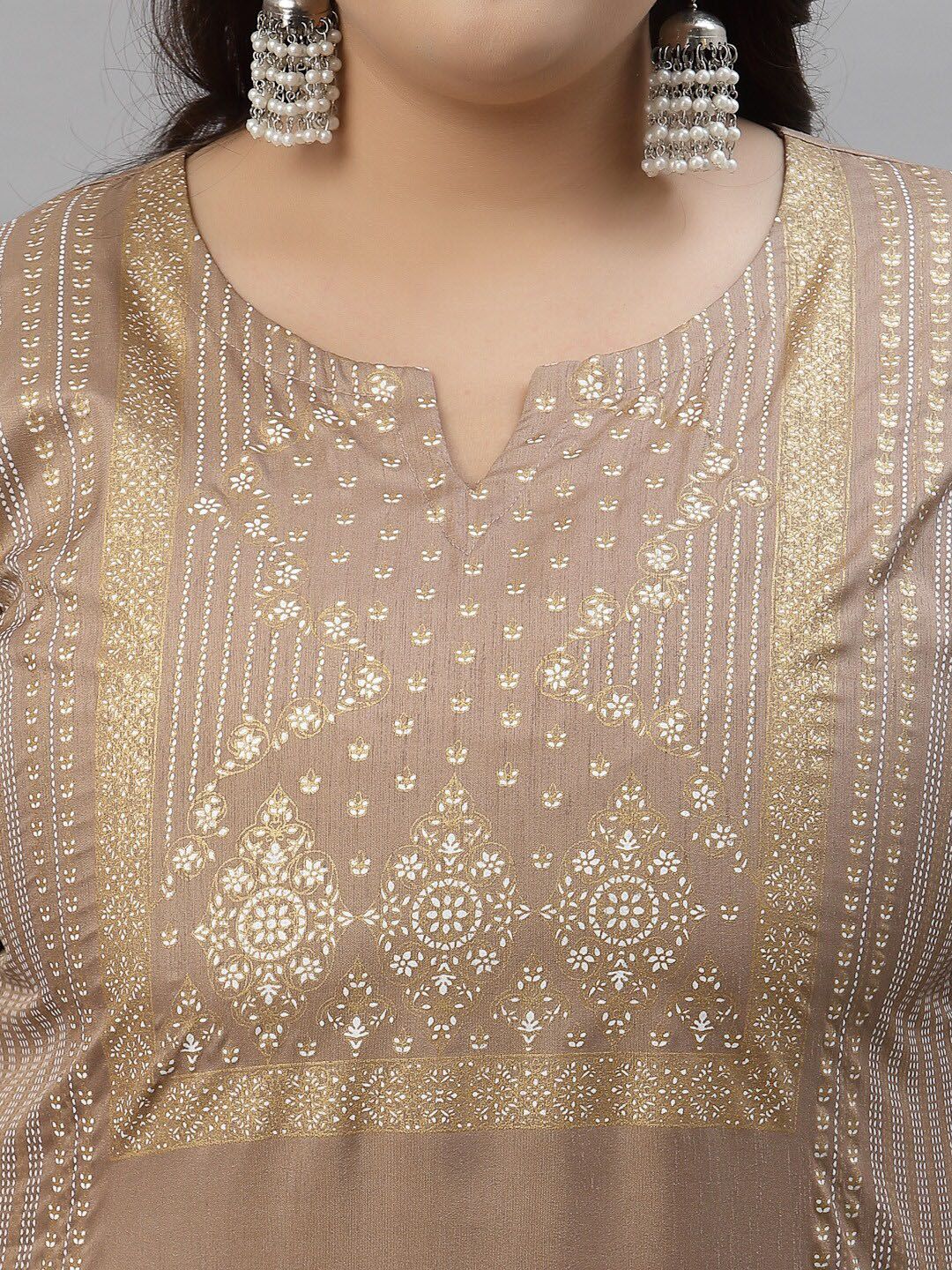Sztori Ethnic Motifs Printed Regular Kurta with Palazzos