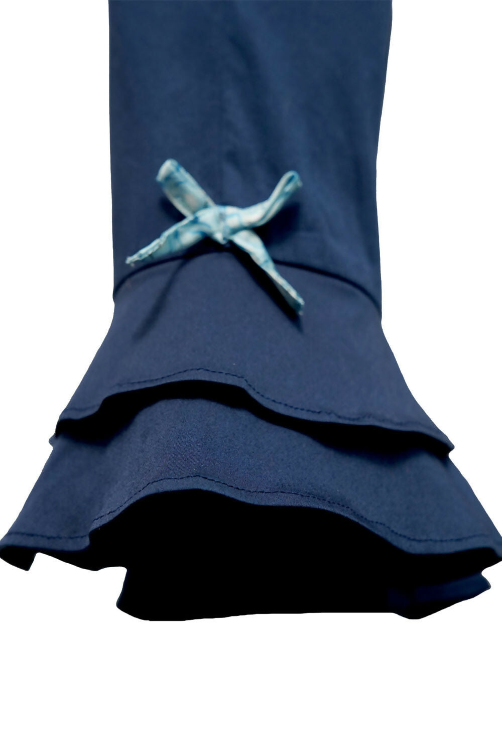 LH Luxury Fashion Ana Shoulder Tie-Up Balloon Top & Flared Trouser Set