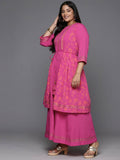 Ahalyaa Women's Traditional wear Ethnic Dress - PINK