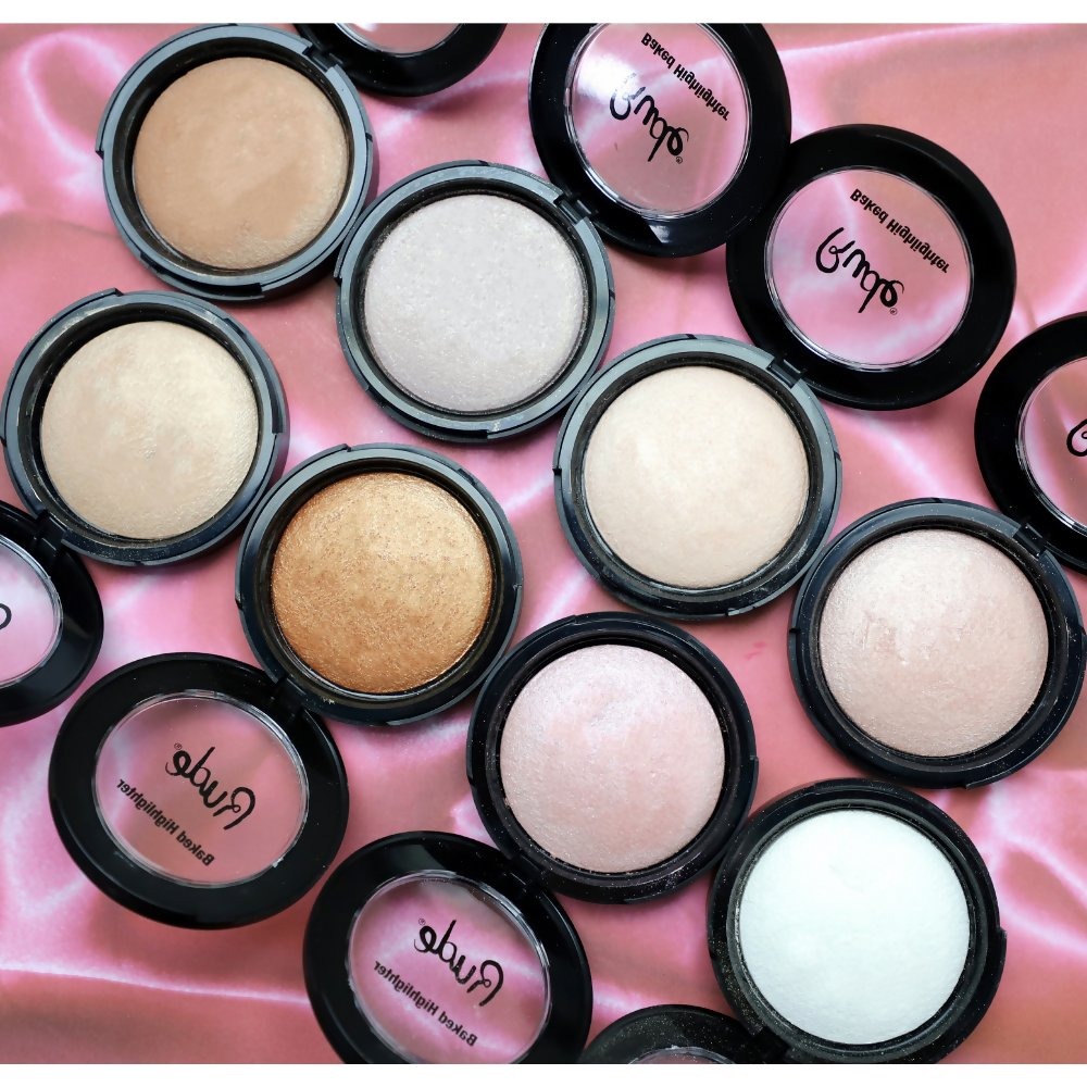 Rude Cosmetics Baked Highlighter Shimmer - Queens Glow