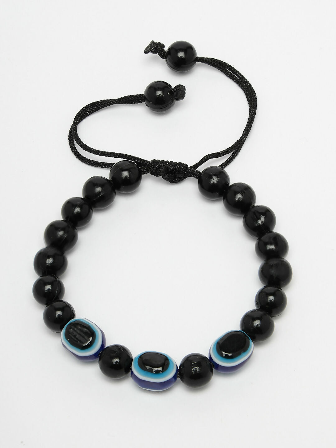 NVR Men & Women Evil Eye Men & Women Black Thread Bracelet