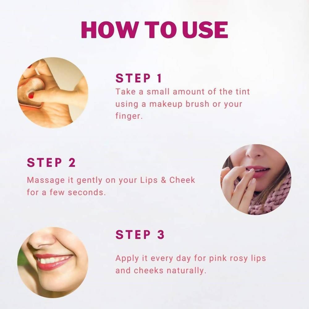 Aegte Organics Beetroot Lip and Cheek Tint Balm (Rosy Pink)
