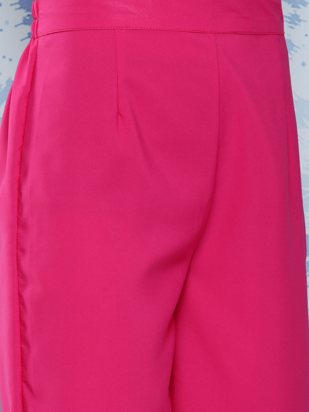 InWeave Women's Pink Fuchsia Japanese Art Strappy Set