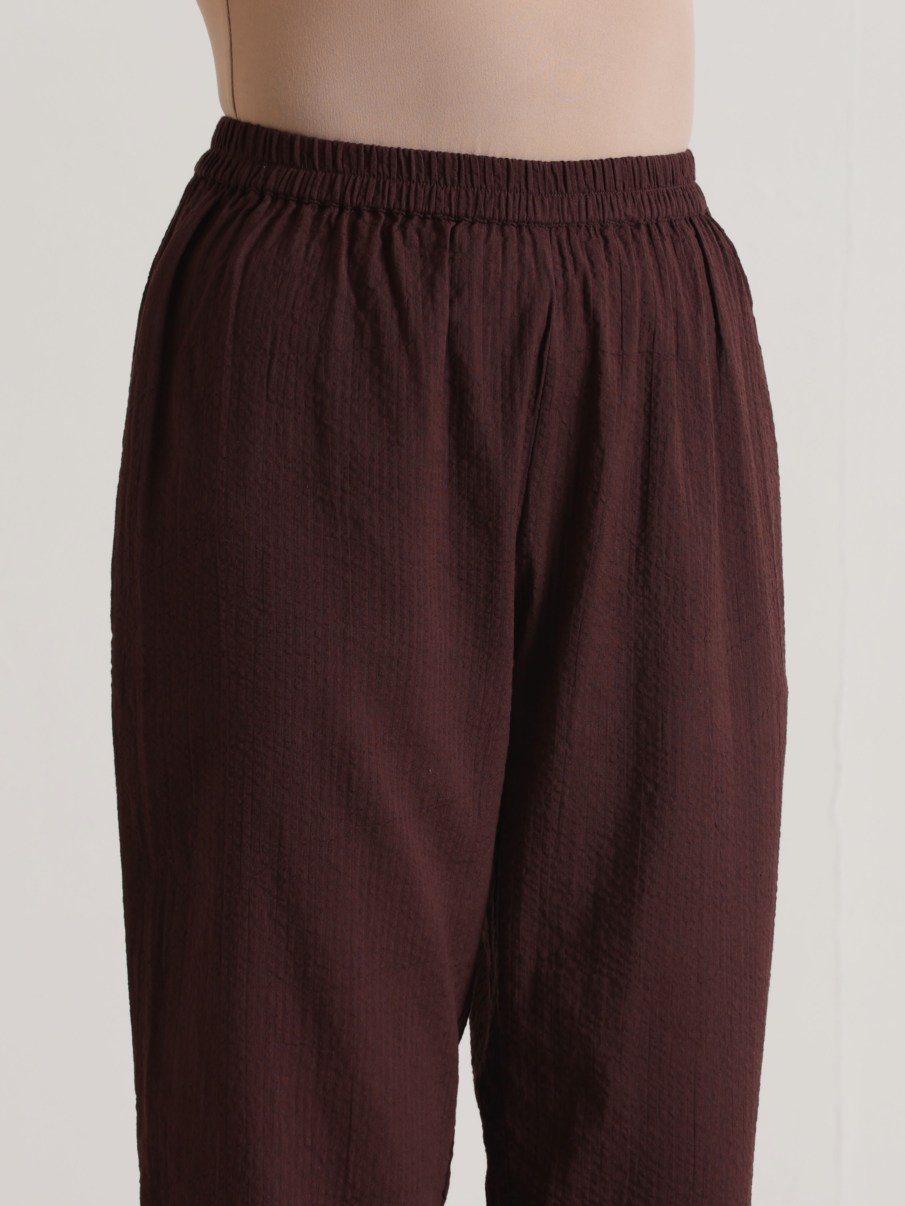trueBrowns Cola Brown Relaxed Fit Co-Ord Set