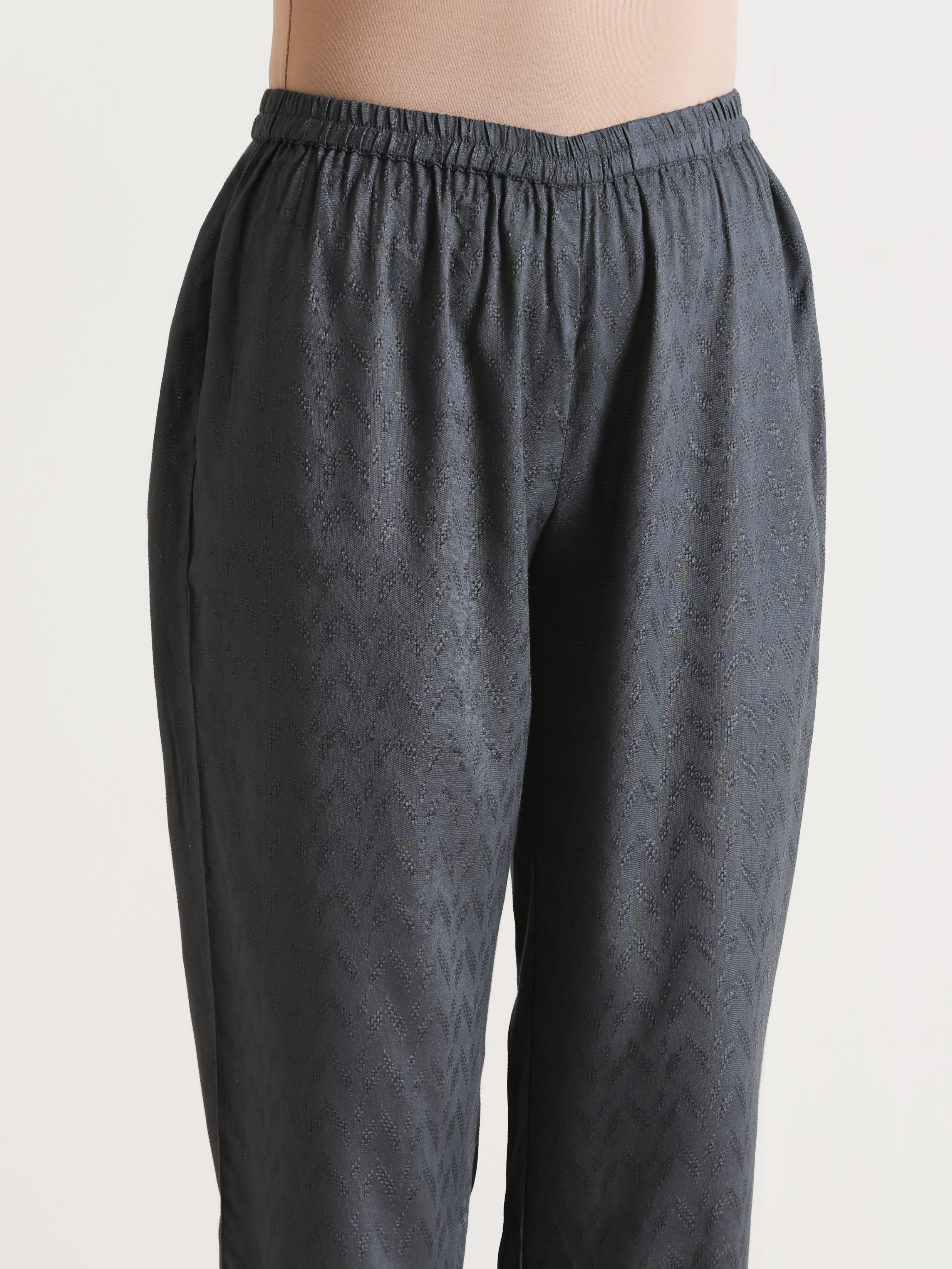 trueBrowns Grey Short Co-Ord Set