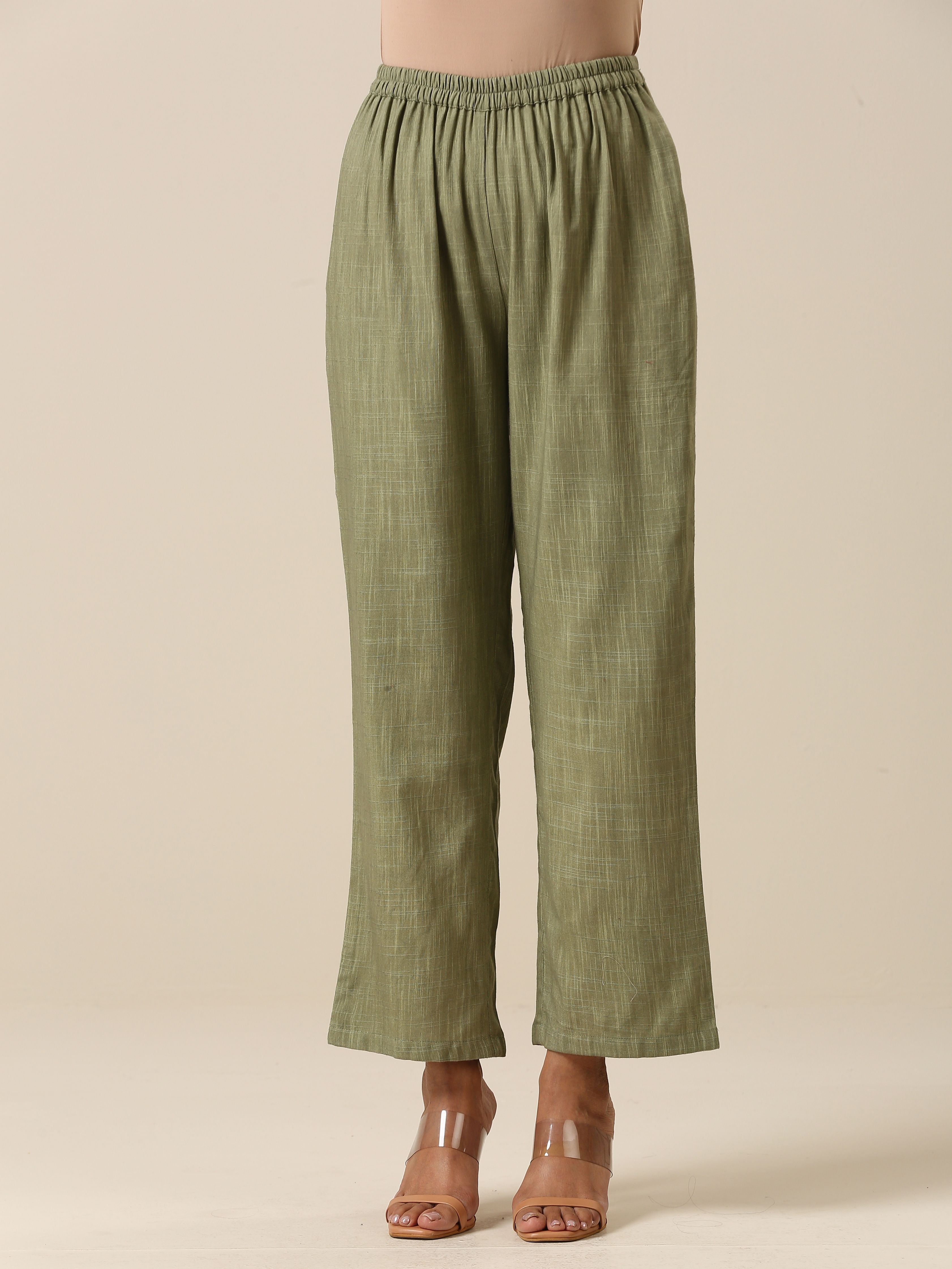 trueBrowns Sage Slub Textured Short Co-Ord Set