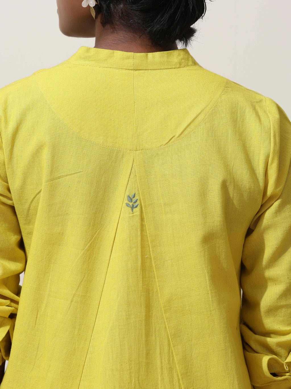 trueBrowns Lime Cotton Linen Co-Ord Set