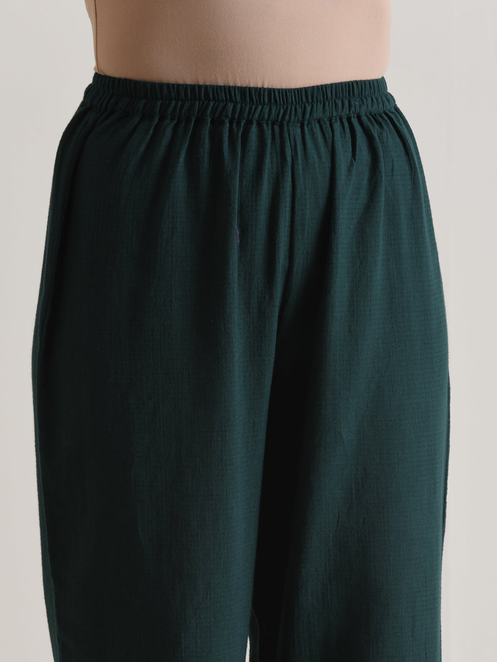 trueBrowns Dark Green Front Placket Co-Ord Set