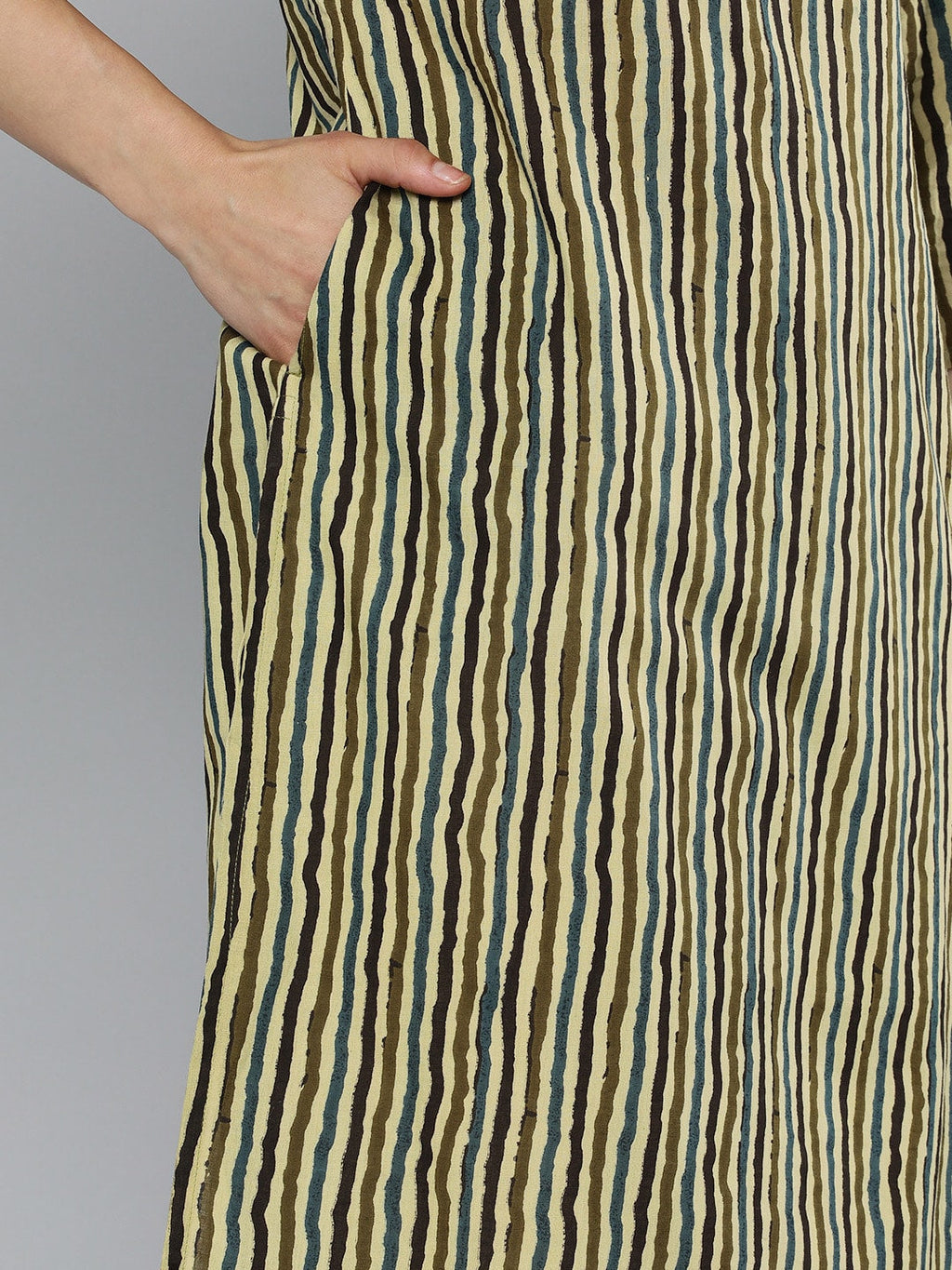 HERE&NOW Striped Kurta