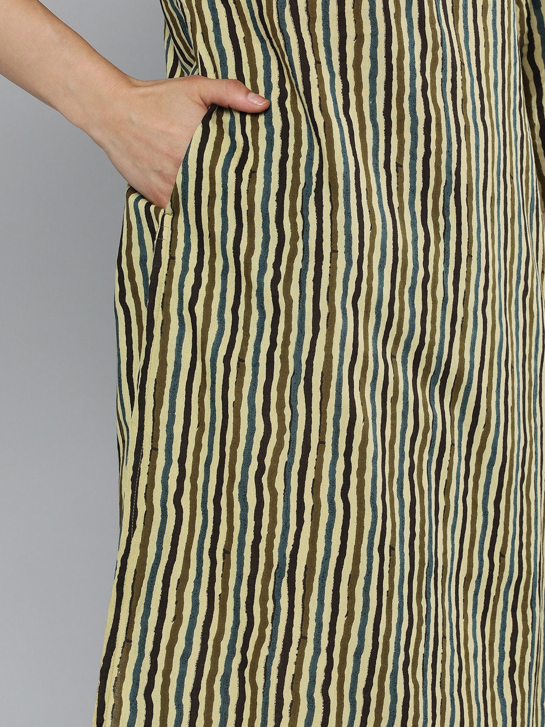 HERE&NOW Striped Kurta