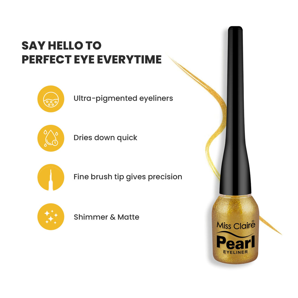 Miss Claire Pearl Eyeliner - 14 Black Green