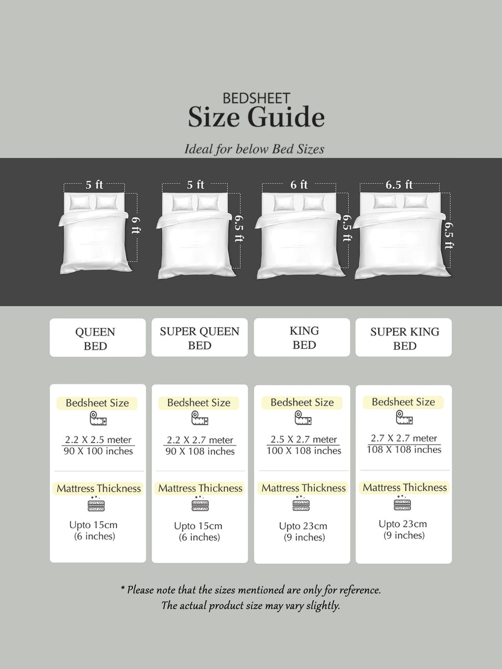 Rajasthan Decor Black & White Ethnic Motifs 144 TC Cotton 1 Queen Bedsheet with 2 Pillow Covers