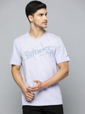 Alcis Men Typography Printed Anti Static Sports T-shirt