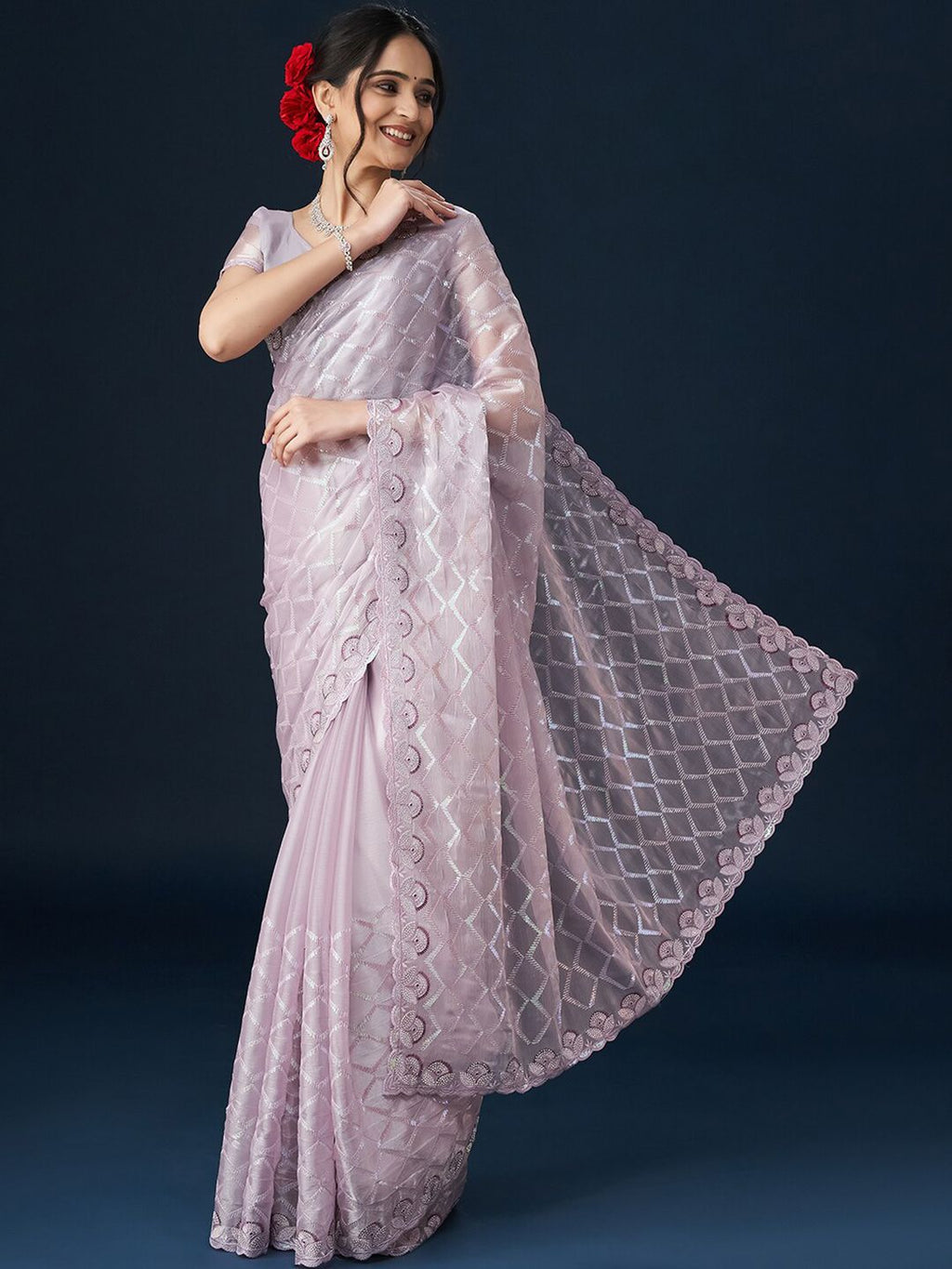 kasee Sequinned Embellished Saree