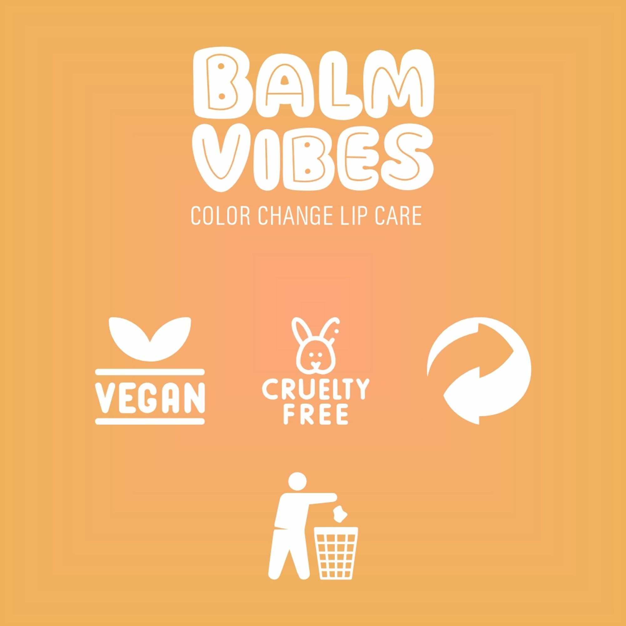 Matt Look Balm Vibes Color Change Lip Balm - Berry Burst
