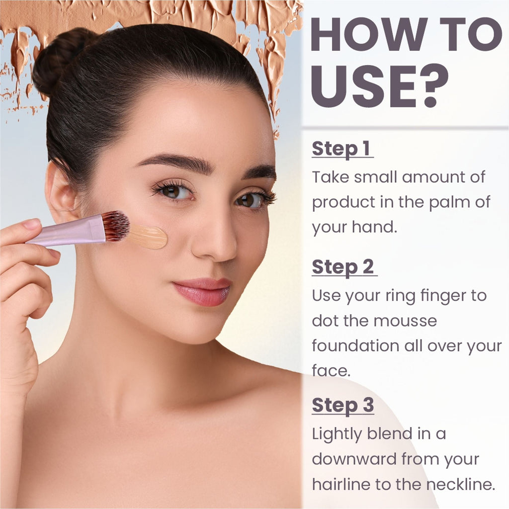 Matt Look Bare Canvas Hydra Foundation - Rose Glow